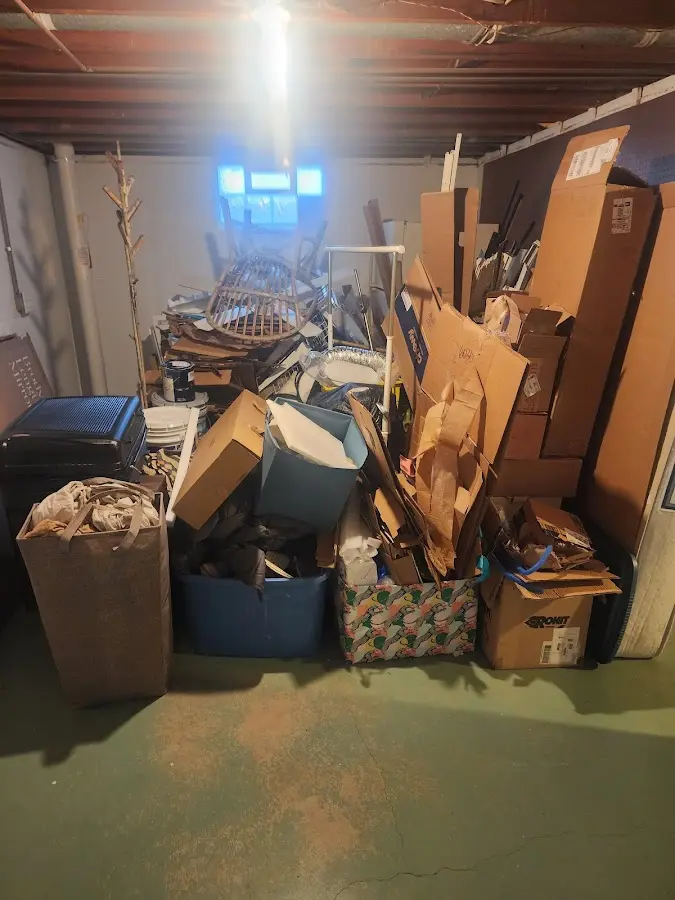 Roll-off dumpster container at job site for Construction Dumpster Rental in Jenks